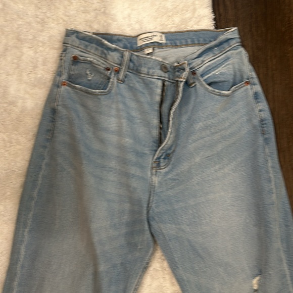 Abercrombie ankle straight ultra high rise jeans - Picture 2 of 3